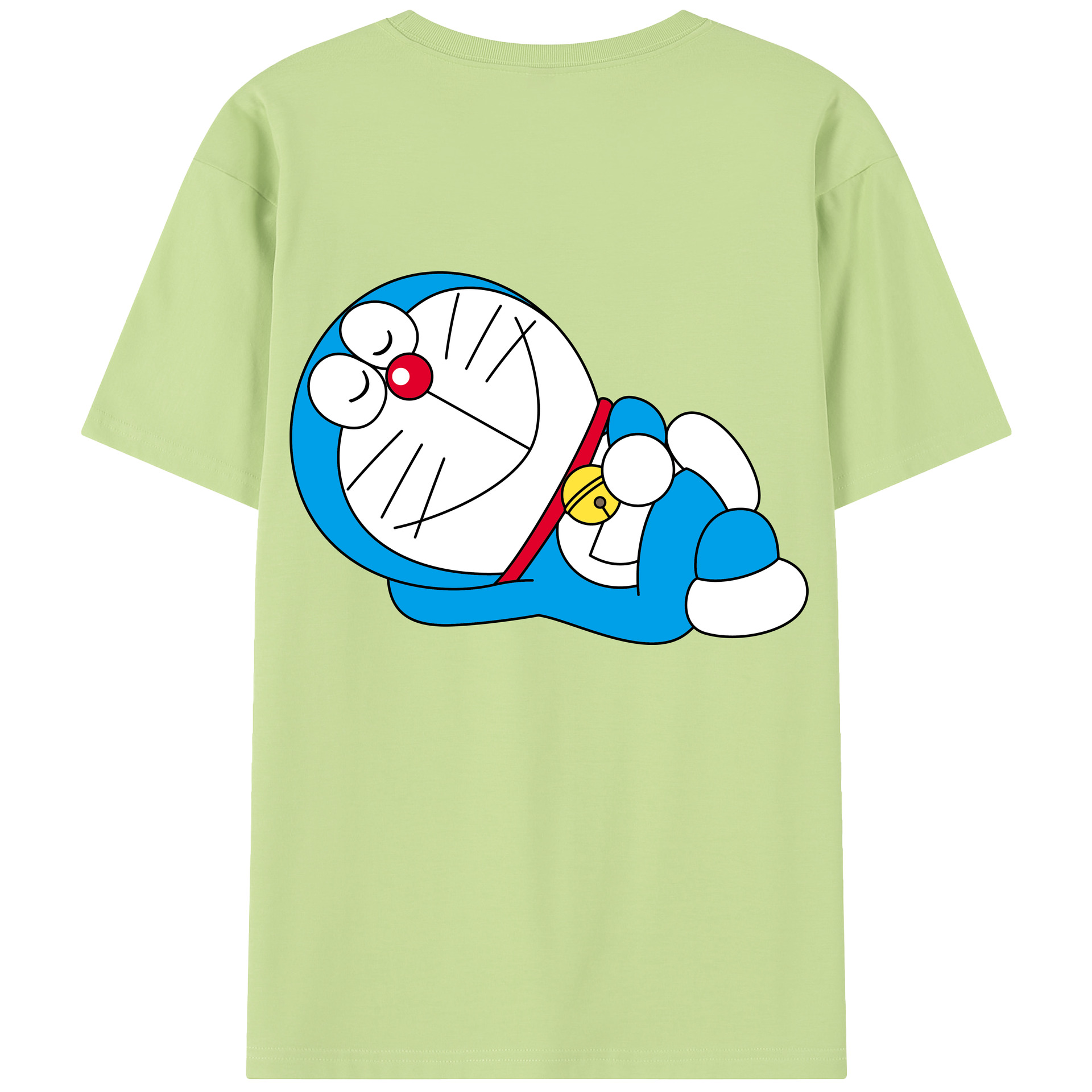 （画像用） ドラえもん Doraemon 綿100％半袖Tシャツ（背面プリント）